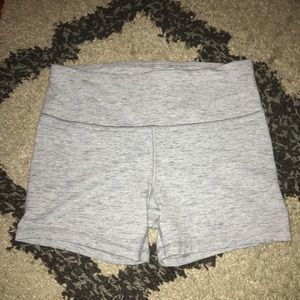Gray work out shorts